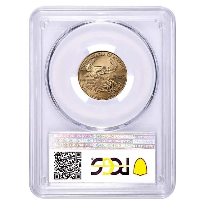 1986 1/4 oz $10 Gold American Eagle PCGS MS 70