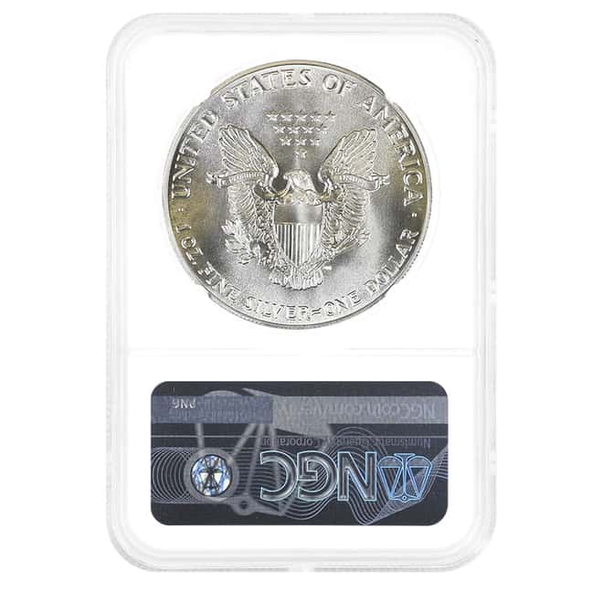 1986 1 oz Silver American Eagle Coin NGC MS 70
