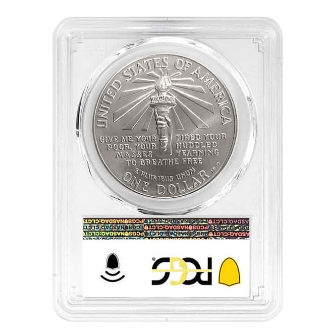 1986 P Statue of Liberty $1 Silver Dollar Commemorative PCGS MS 70