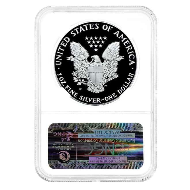 1986-S 1 oz Proof Silver American Eagle NGC PF 69 UCAM