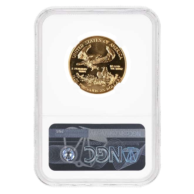 1987 1/2 oz Gold American Eagle NGC MS 69