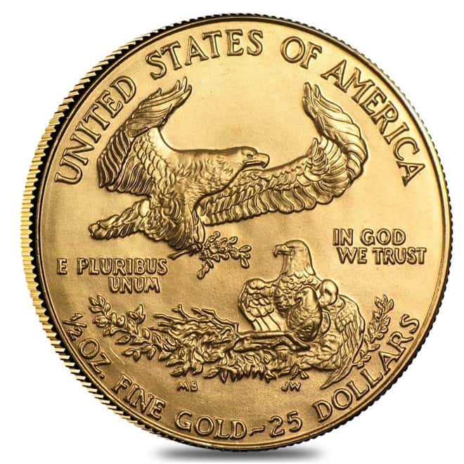 1987 1/2 oz Gold American Eagle BU (MCMLXXXVII)