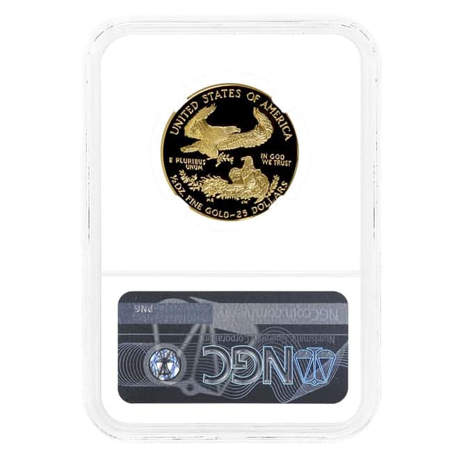 1987 P 1/2 oz $25 Proof Gold American Eagle NGC PF 70 UCAM