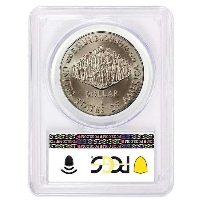 1987 P Constitution $1 Silver Dollar Commem PCGS MS 70