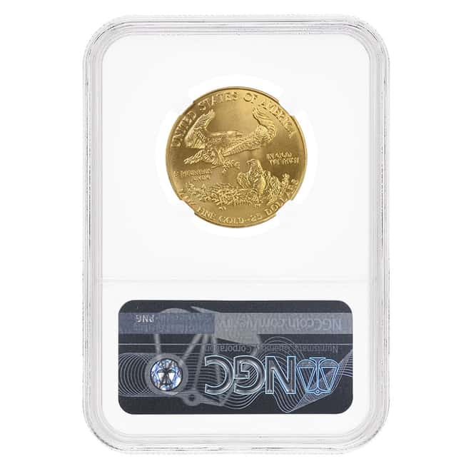 1988 1/2 oz $25 Gold American Eagle NGC MS 70