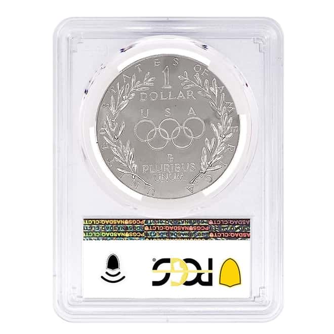 1988 S Olympic Torch $1 Proof Silver Dollar Commemorative PCGS PF 70 DCAM