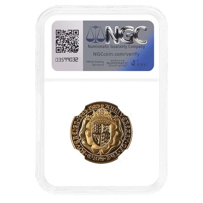 1989 Great Britain Proof Gold Double Sovereign NGC PF 69 UCAM