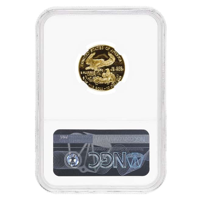 1989 P 1/4 oz $10 Proof Gold American Eagle NGC PF 70 UCAM
