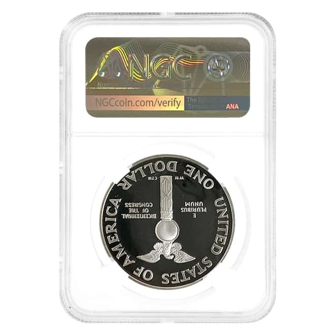 1989 S Congress Bicentennial $1 Silver Dollar Commemorative NGC PF 70 UCAM