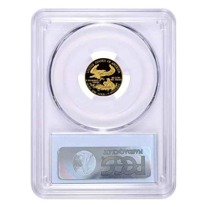 1991-P 1/10 oz $5 Proof Gold American Eagle PCGS PF 70 DCAM