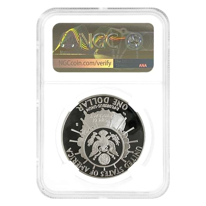 1991 S Mount Rushmore $1 Silver Dollar Commemorative NGC PF 70 UCAM