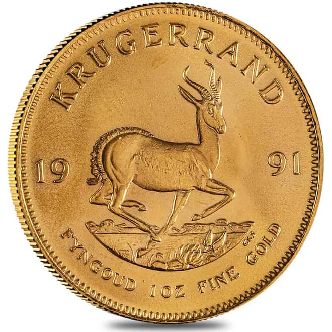 1991 South Africa 1 oz Gold Krugerrand BU