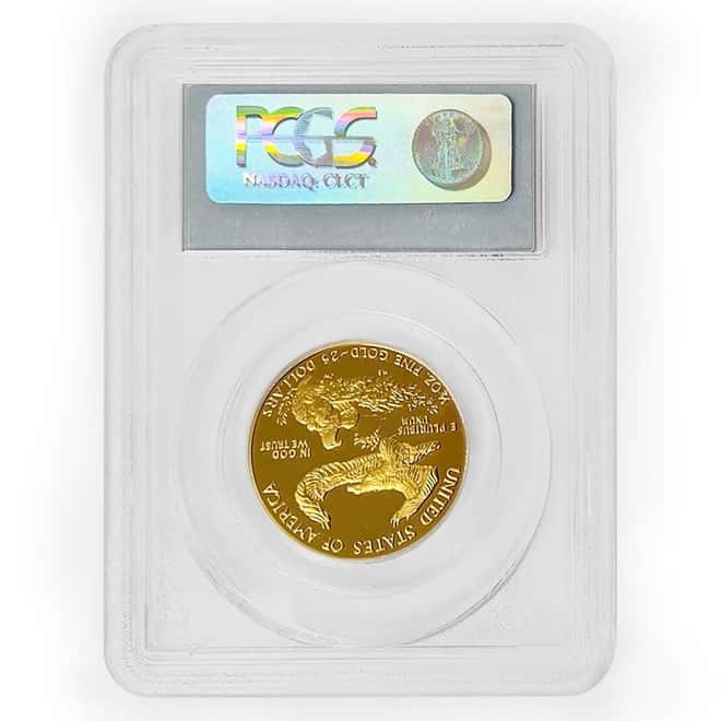 1992-P 1/2 oz $25 Proof Gold American Eagle PCGS PF 70 DCAM