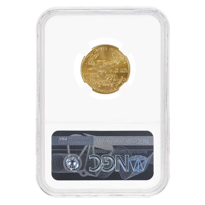 1993 1/4 oz $10 Gold American Eagle NGC MS 69