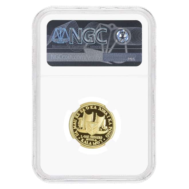 1993 1/4 oz Gold King Kamehameha Royal Hawaiian Mint NGC PF 70 UCAM