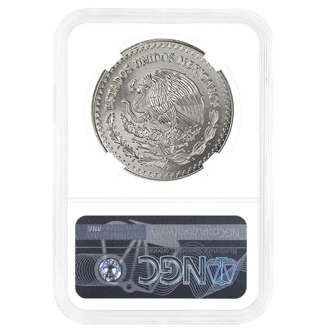 1993 1 oz Mexican Silver Libertad Coin NGC MS 67