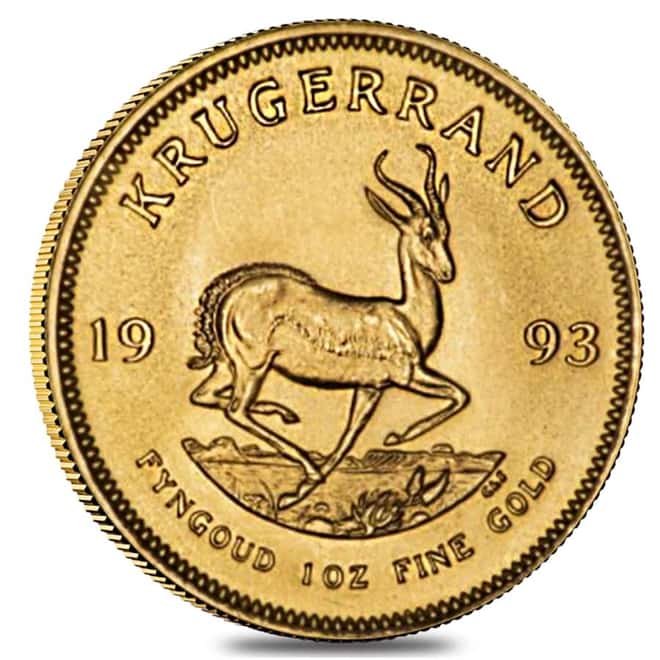1993 South Africa 1 oz Gold Krugerrand BU