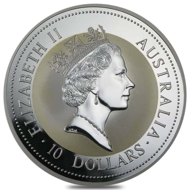 1994 10 oz Silver Australian Kookaburra Perth Mint BU