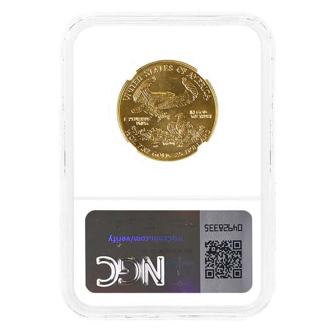 1994 1/2 oz $25 Gold American Eagle NGC MS 68