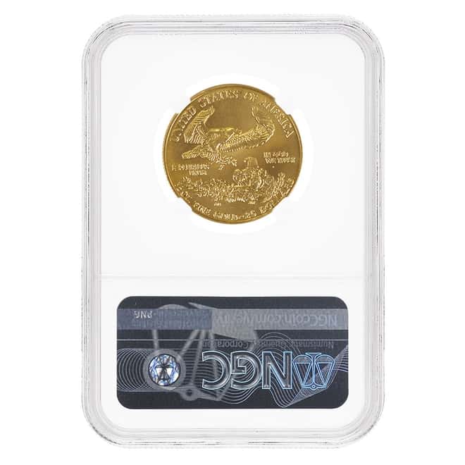 1994 1/2 oz $25 Gold American Eagle NGC MS 69