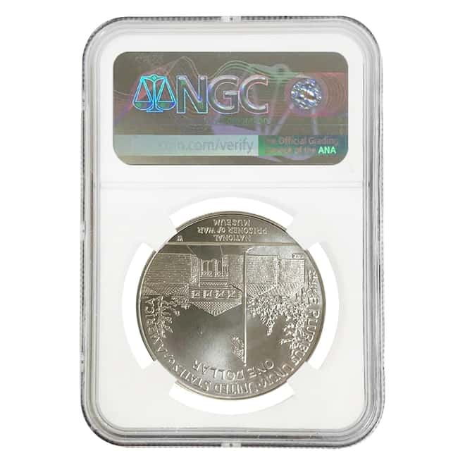1994 W Prisoner of War $1 Silver Dollar Commemorative NGC MS 70