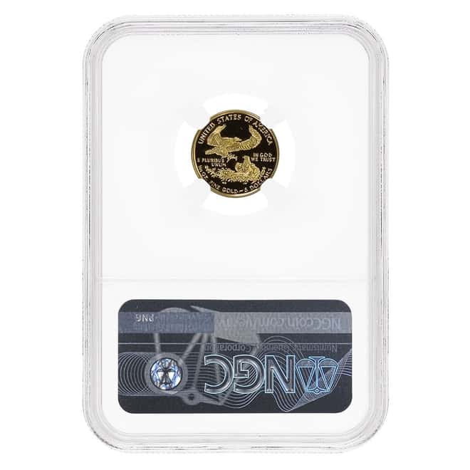 1995 W 1/10 oz $5 Proof Gold American Eagle NGC PF 70 UCAM