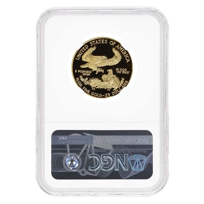 1996 W 1/2 oz $25 Proof Gold American Eagle NGC PF 70 UCAM