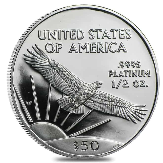 1997-W 1/2 oz Proof Platinum American Eagle $50 Coin