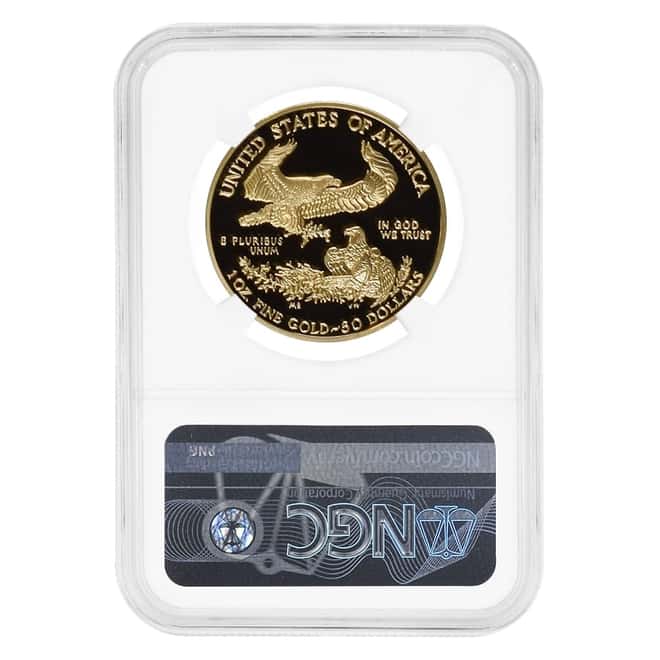 1998 W 1 oz $50 Proof Gold American Eagle NGC PF 70 UCAM