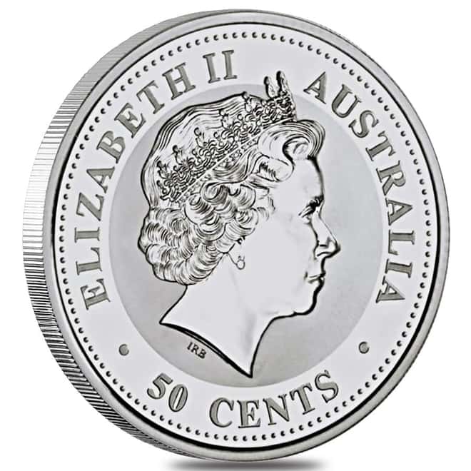 1999 1/2 oz Silver Lunar Year of The Rabbit BU Australian Perth Mint