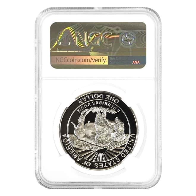 1999 P Yellowstone $1 Silver Dollar Commemorative NGC PF 70 UCAM