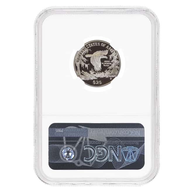 1999 W 1/4 oz $25 Platinum American Eagle Proof Coin NGC PF 70 UCAM