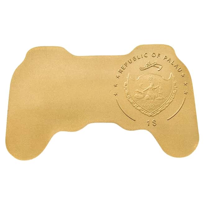 1/2 gram Gold Game Controller Coin Palau .9999 Fine