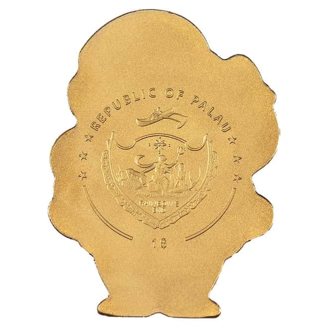 1/2 gram Gold Santa Claus Coin Palau .9999 Fine
