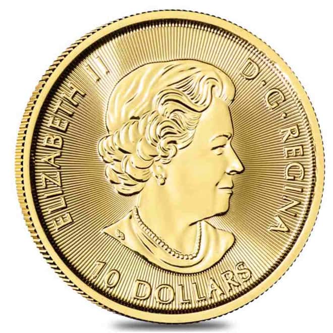 1/4 oz Canadian Bison Gold Coin .9999 Fine BU (Random Year, Sealed)