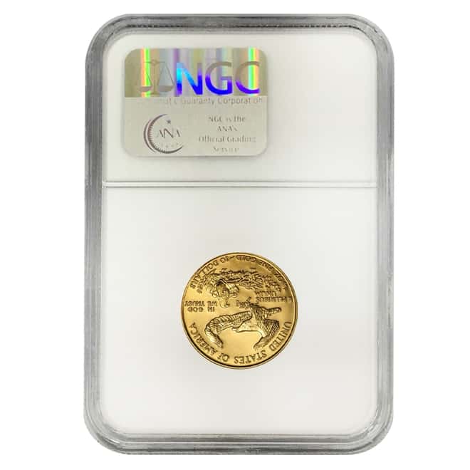 1992 1/4 oz $10 Gold American Eagle NGC MS 69
