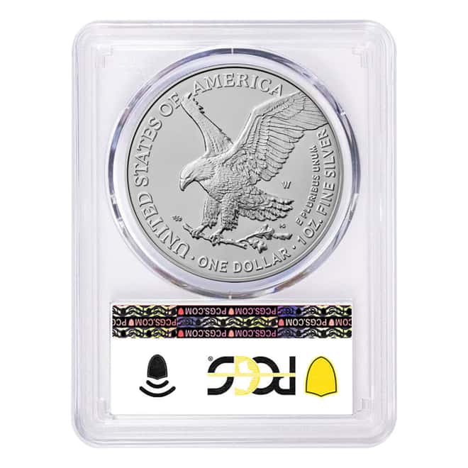 2026-W 1 oz Enhanced Uncirculated Silver American Eagle Liberty Bell Privy PCGS SP 70 FDOI West Point