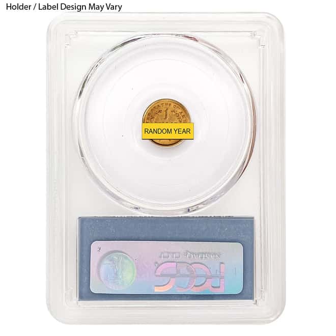$1 Gold Liberty Head Type 1 PCGS AU 58 (Random Year)
