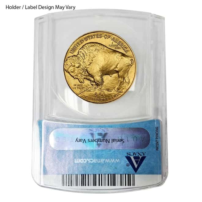 1 oz $50 Gold American Buffalo ANACS MS 69 (Random Year)