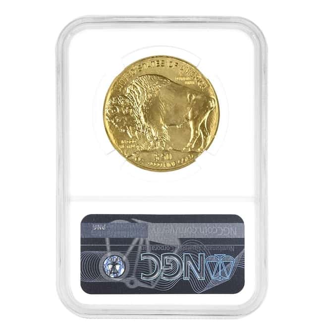 2018 1 oz $50 Gold American Buffalo NGC MS 70 FDOI (Moy)