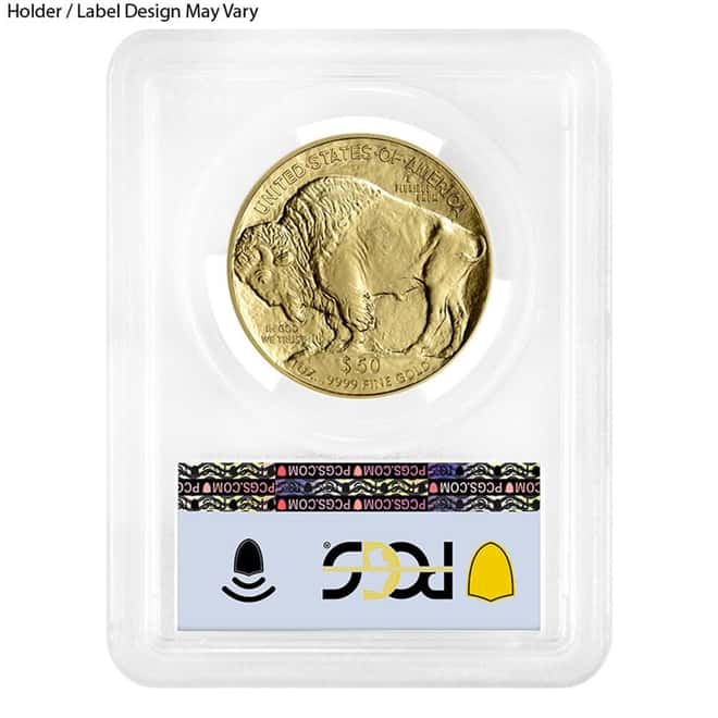 1 oz $50 Gold American Buffalo PCGS MS 70 FDOI (Random Year)