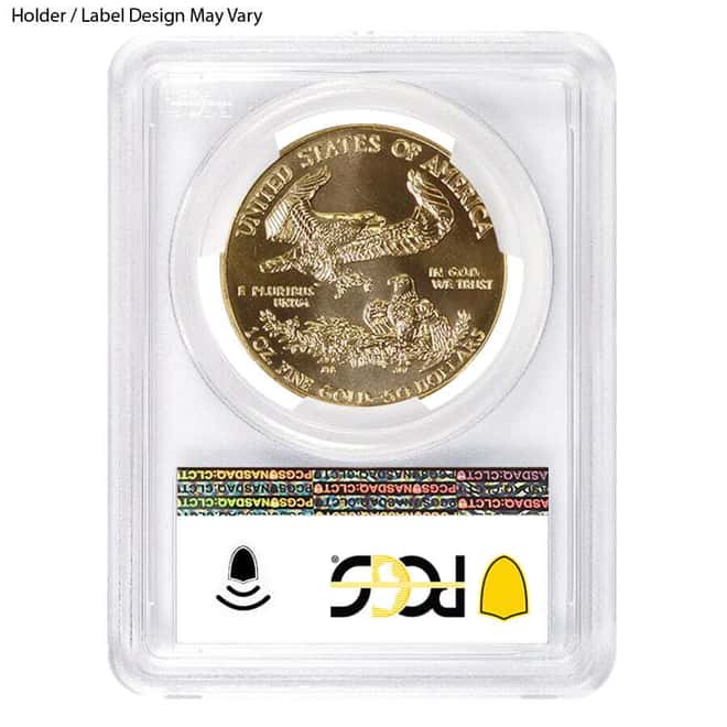 1 oz $50 Gold American Eagle PCGS MS 70 FDOI (Random Year)