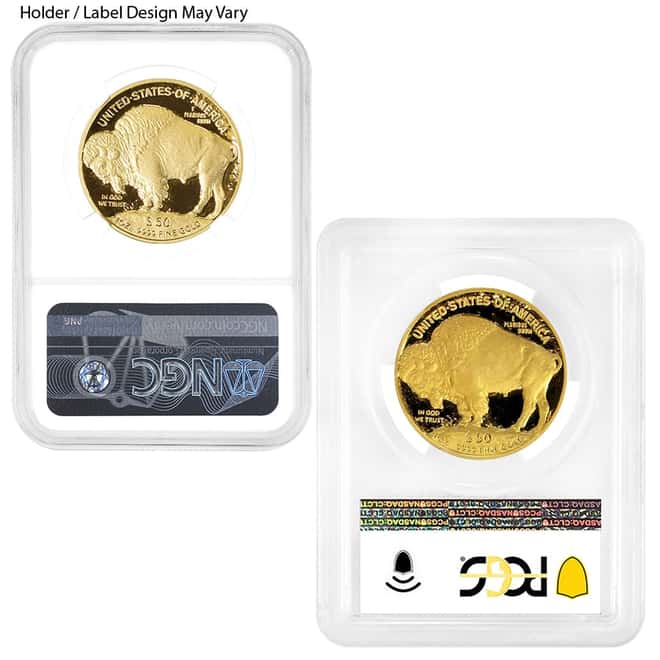 1 oz $50 Proof Gold American Buffalo NGC/PCGS PF 69 (Random Year)