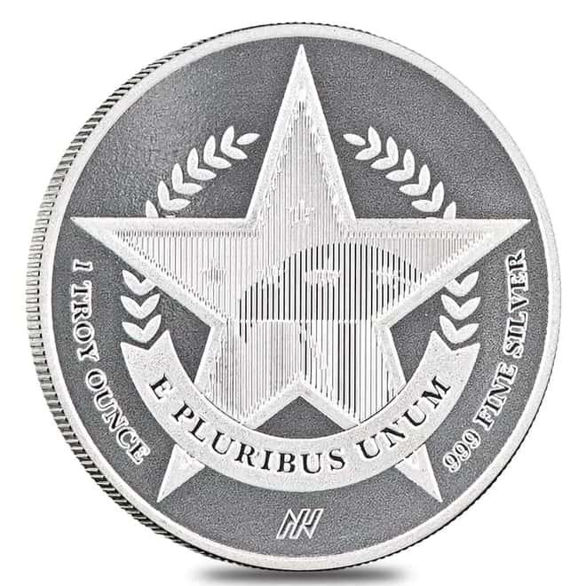 1 oz Asahi Liberty Bell Silver Round .999 Fine