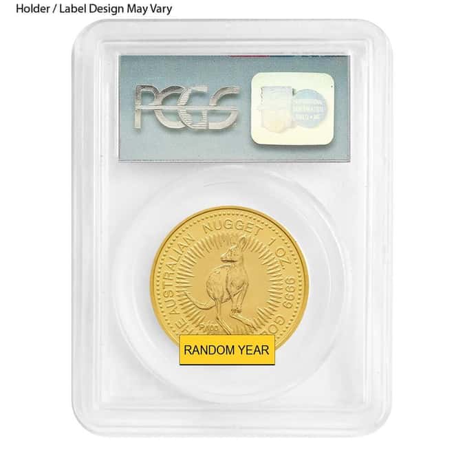 1 oz Australian Gold Kangaroo Perth Mint PCGS Gem UNC WTC Ground Zero (Random Year)
