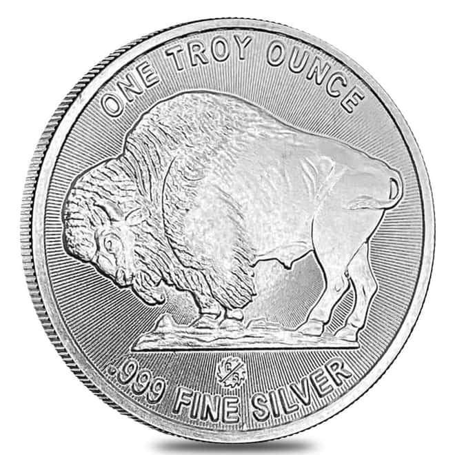 1 oz Buffalo Silver Round .999 Fine