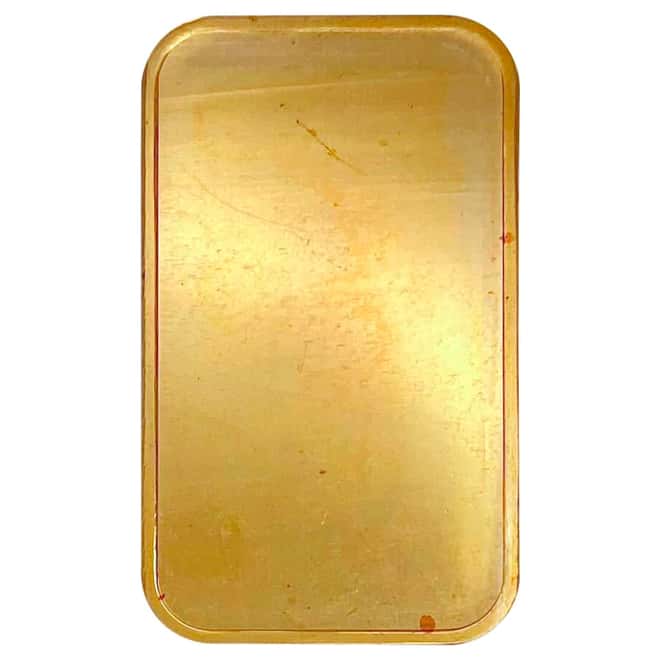 1 oz Engelhard Bull Logo Gold Vintage Bar .9999 Fine
