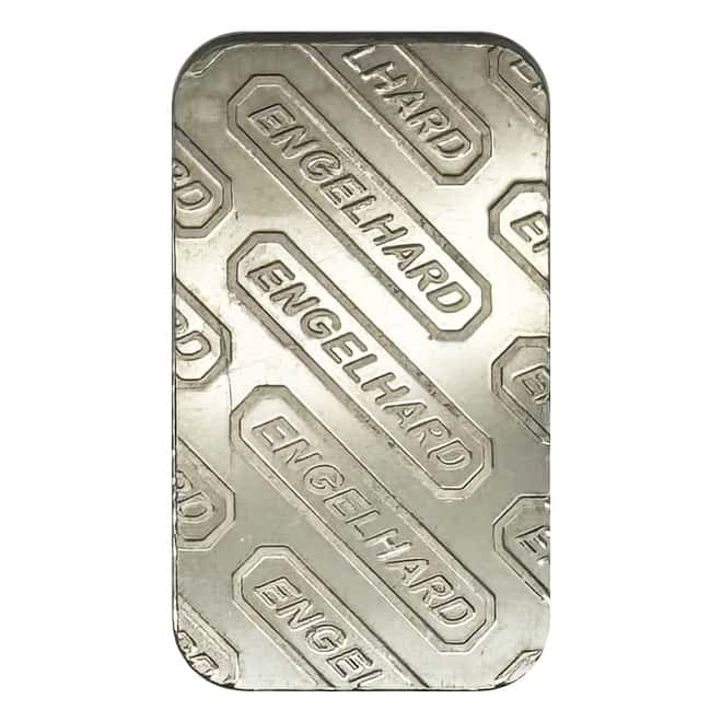 1 oz Engelhard Vintage Palladium Bar .999 Fine