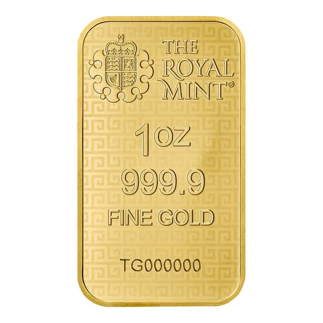 1 oz Great Britain Three Graces Gold Bar .9999 Fine (In Assay)