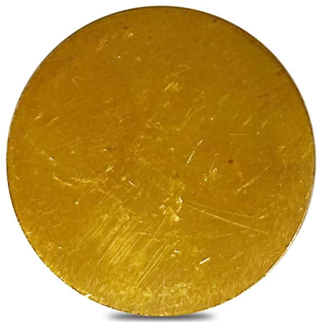 1 oz Hoover & Strong Harmony Recycled Precious Metals Gold Round Button